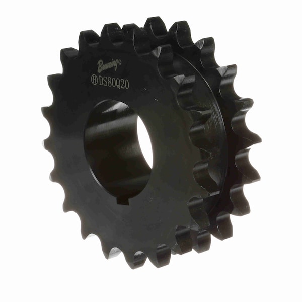 Steel Bushed Bore Roller Chain Sprocket, DS80Q20